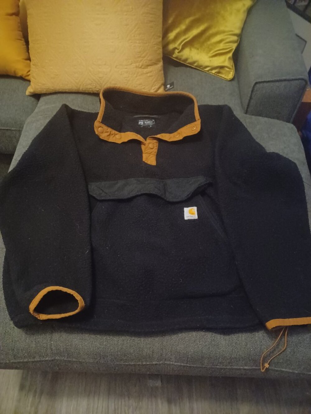 Carhartt Men's Relaxed Fit Fleece Pullover Size XL